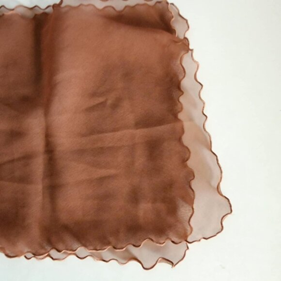 EUC Brown Scarf/Neck Tie - Picture 2 of 2